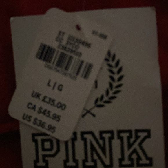 OSU Pink Victoria Secret VS Ohio State Buckeyes Crop Top NWT NEW CUTE FOOTBALL - Picture 3 of 3